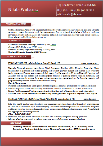 Accountants resume doc